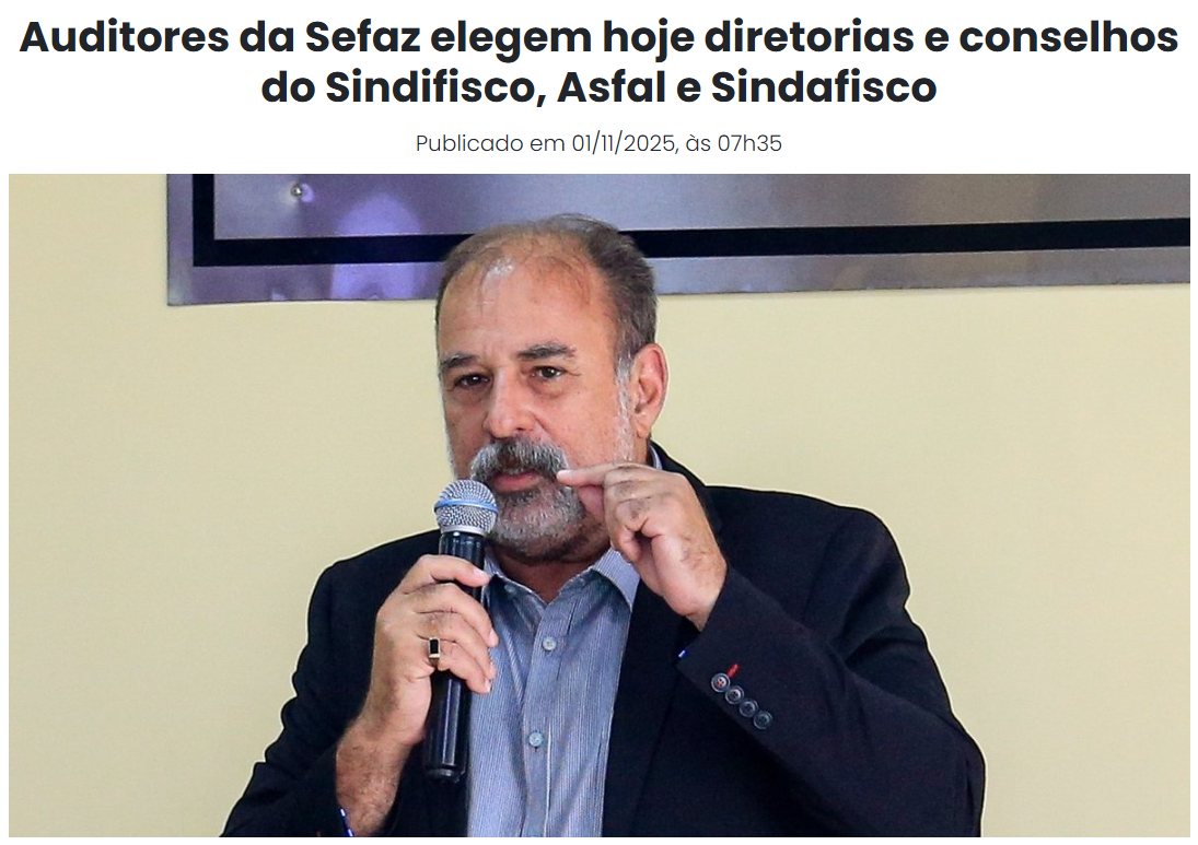 ELEIÇOES SINDIFISCO, ASFAL E SINDAFISCO 2025